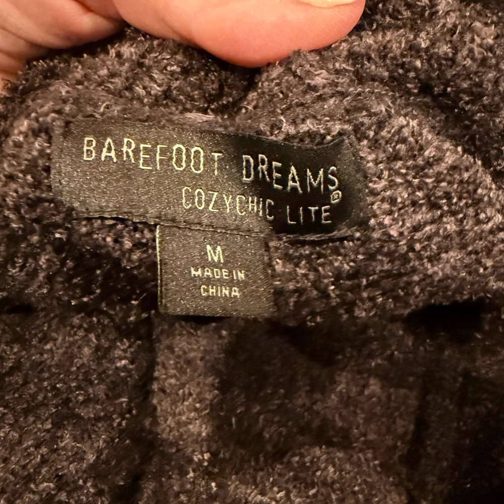 Barefoot Dreams CozyChic Lite Charcoal Cardigan